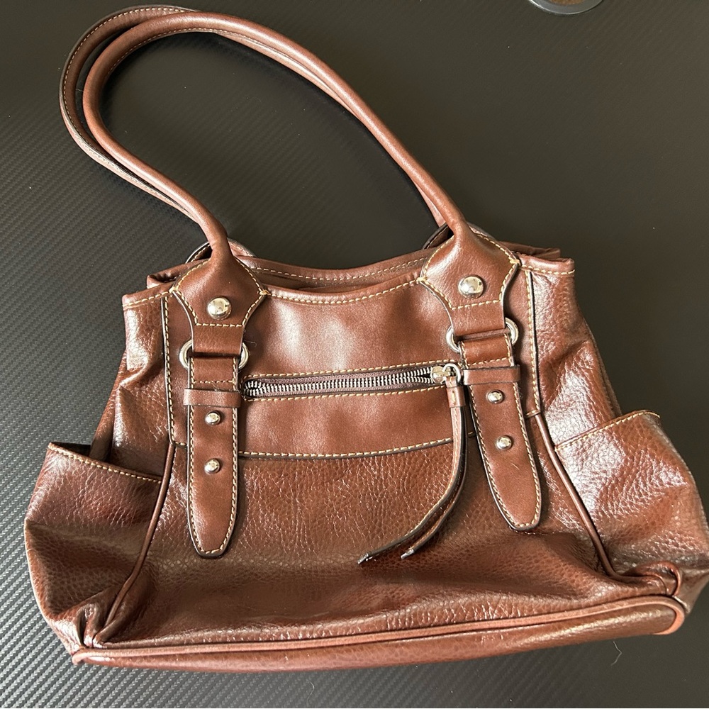 St. John's Bay Rich Brown Shoulder Bag